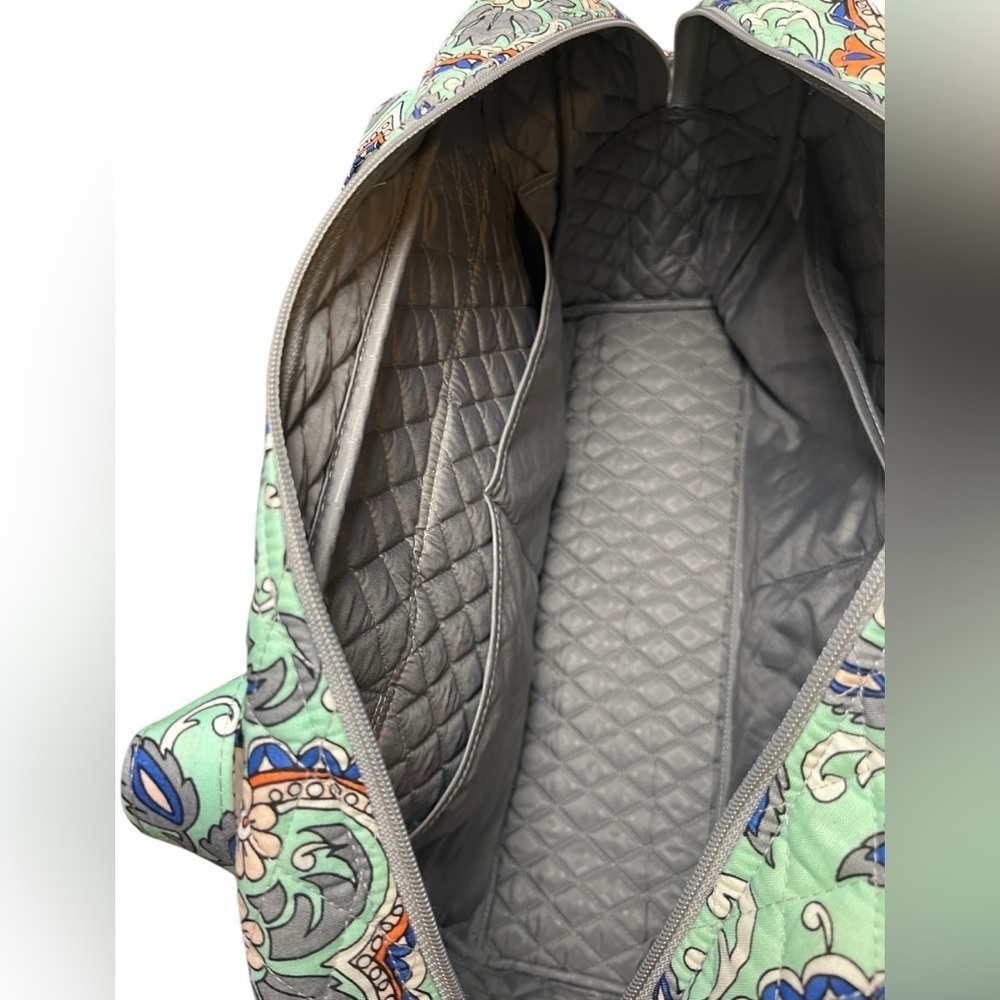 Vera Bradley Quilted Baby Bag w/ Changing Pad – Mint Paisley – NWOT - Picture 6 of 6